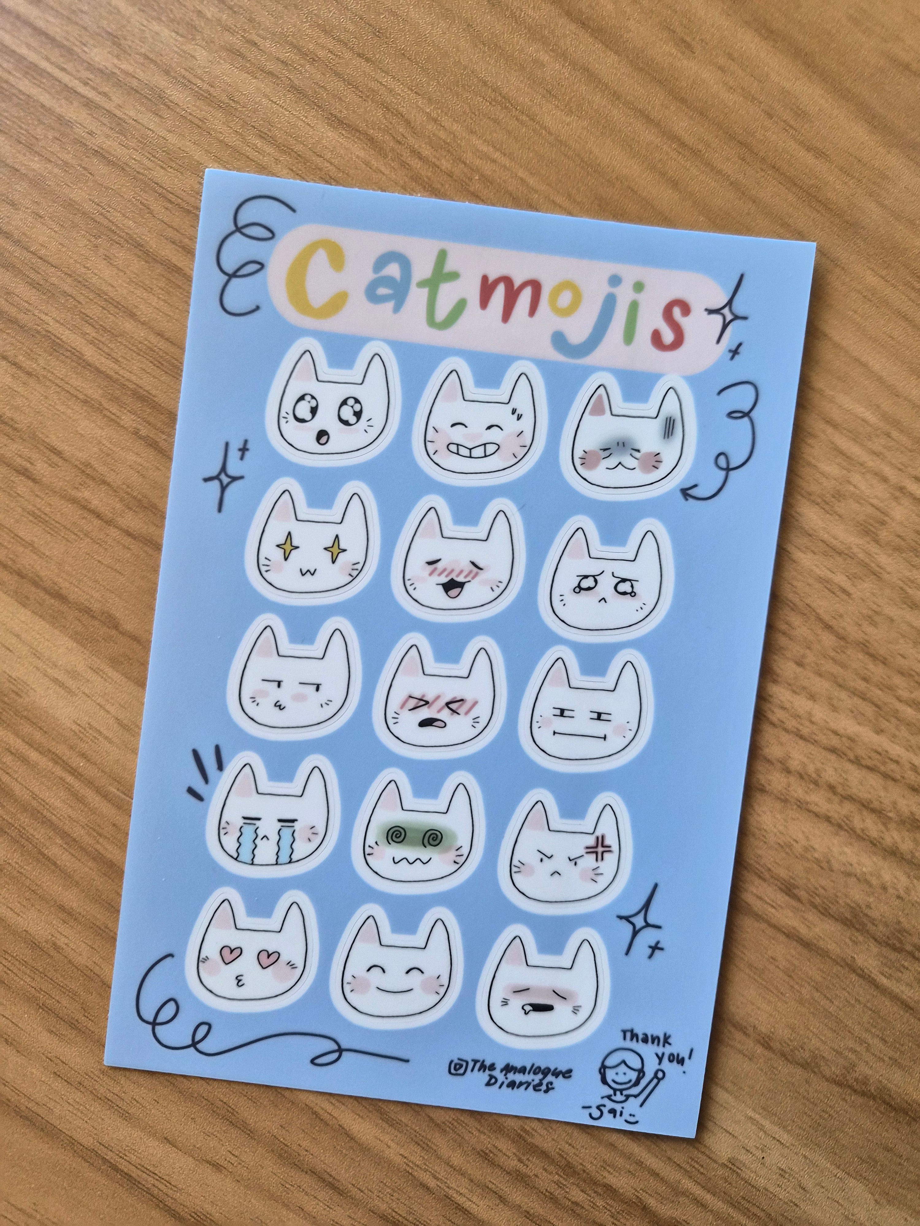 Catmojis Sticker Sheet