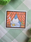 Cozied Up Diecut Sticker