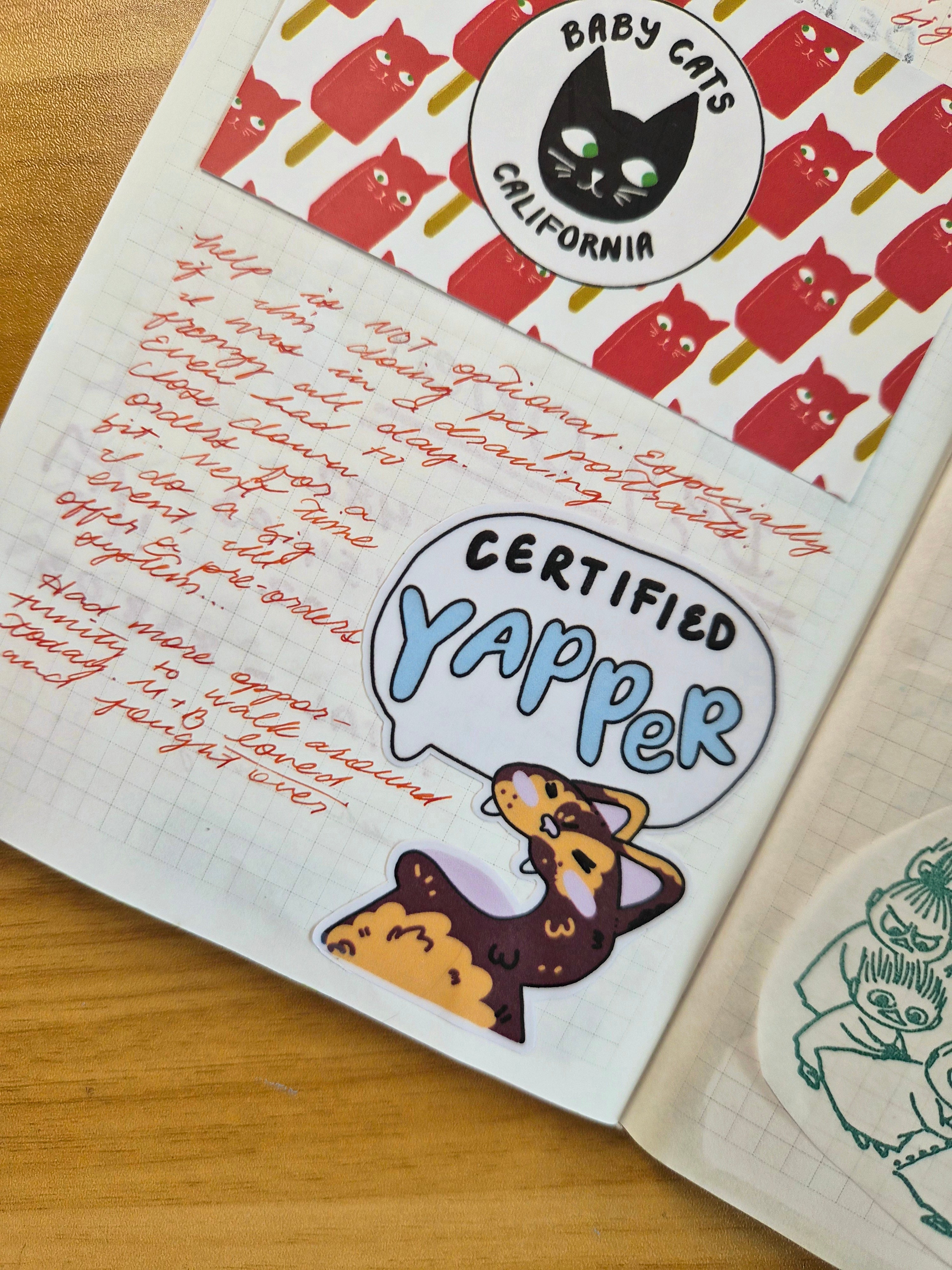 Certified Yapper Diecut Sticker