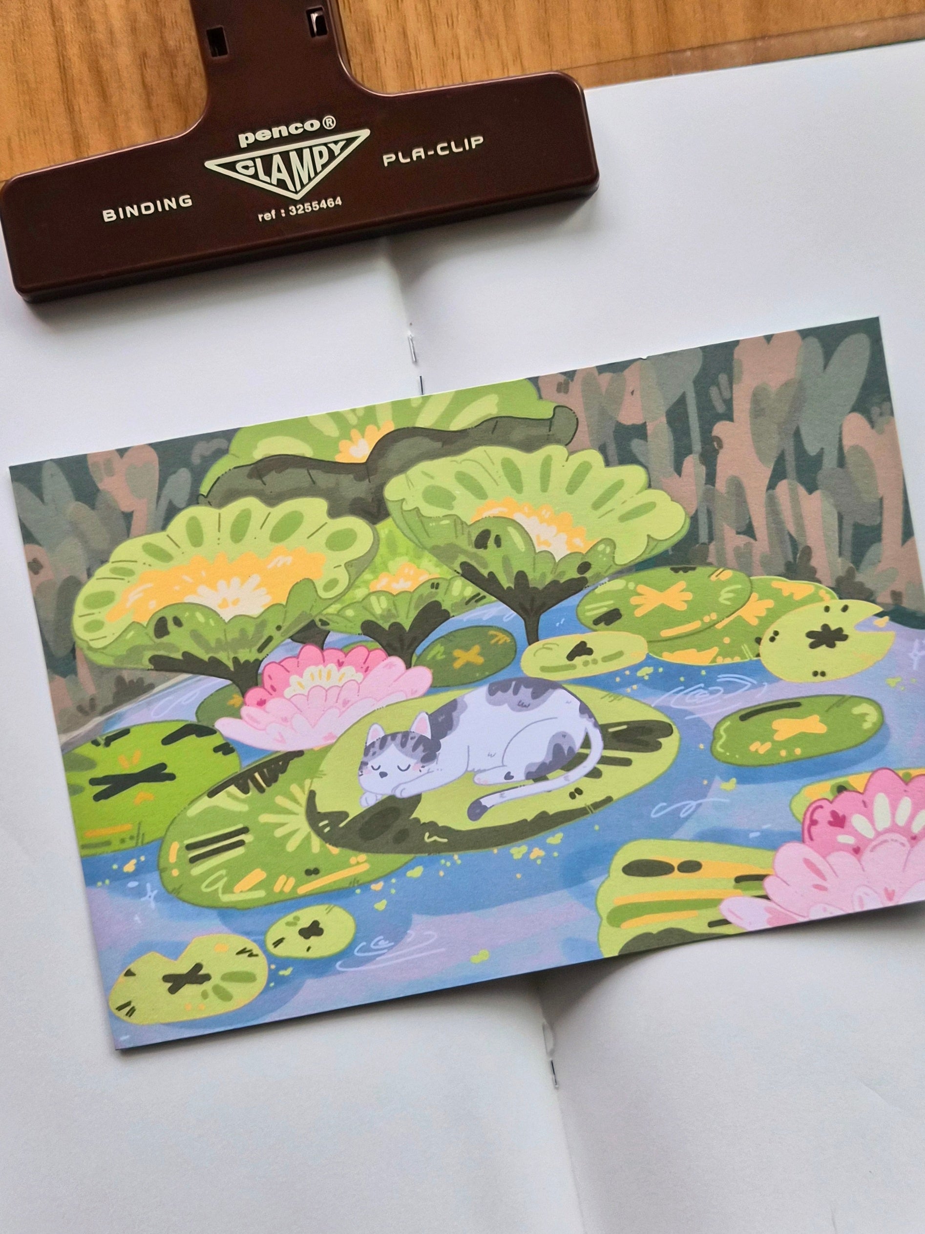 Lily Pond Postcard Print