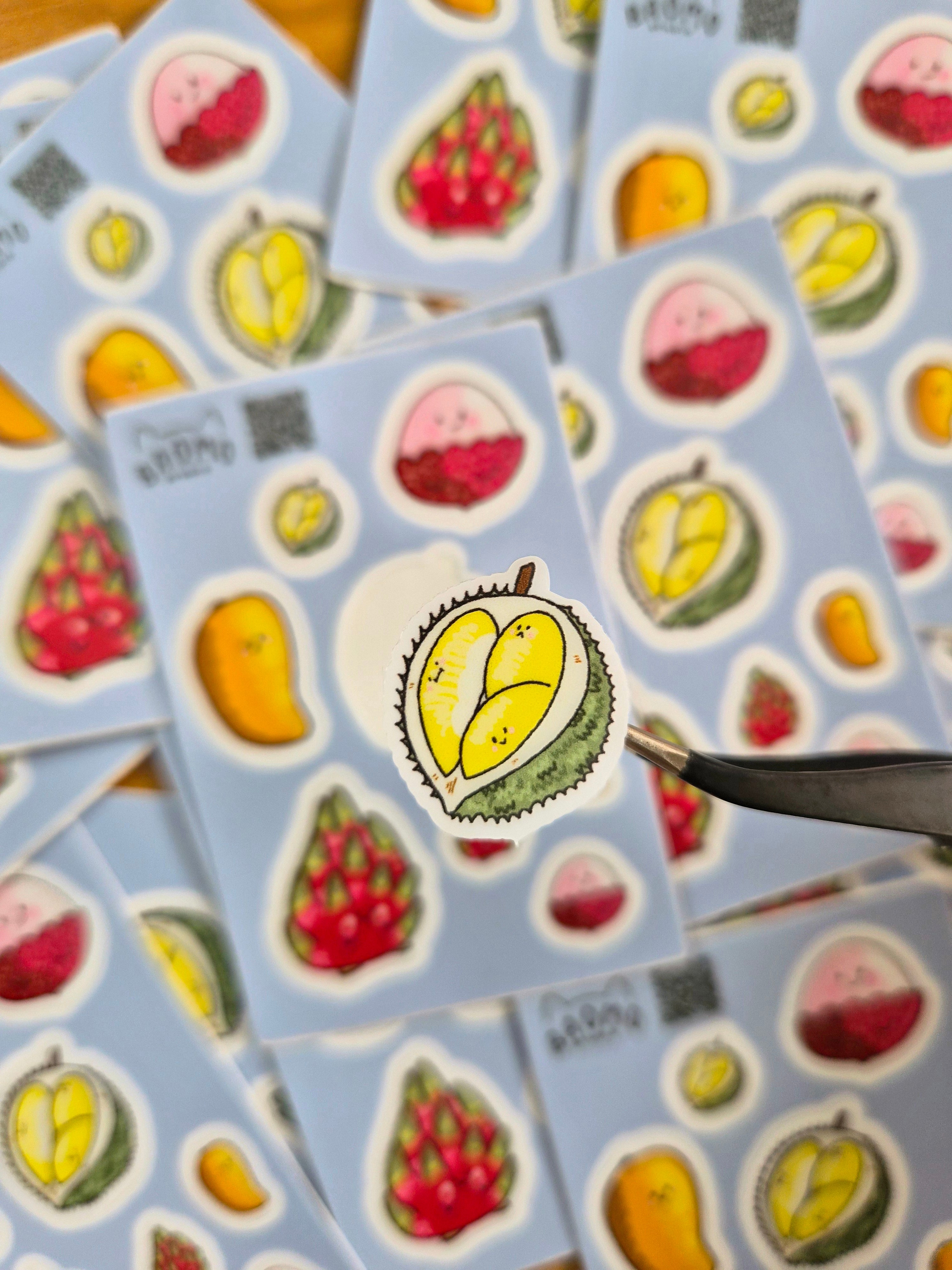 AAPI Fruits and Aromatics Mini Sticker Sheets