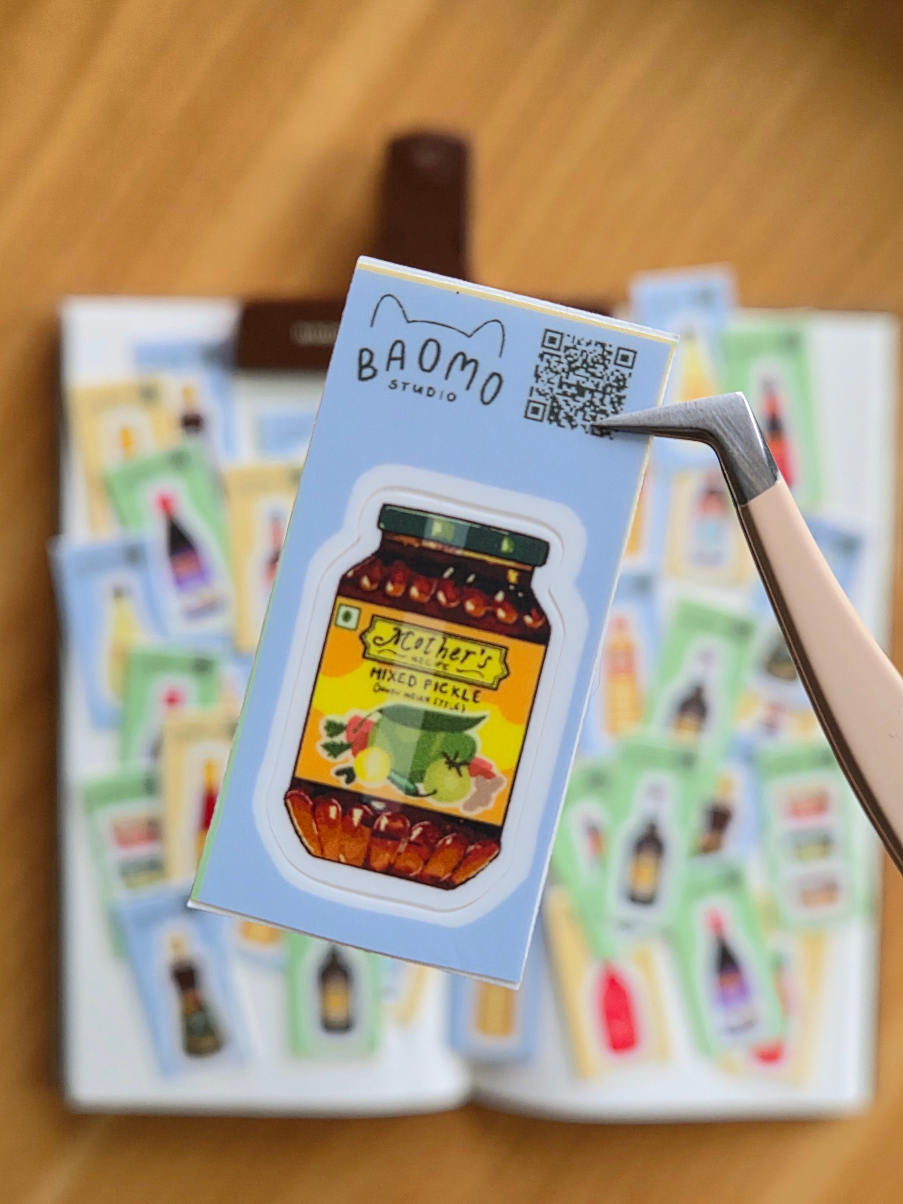 AAPI Sauces Mini Sticker Packs