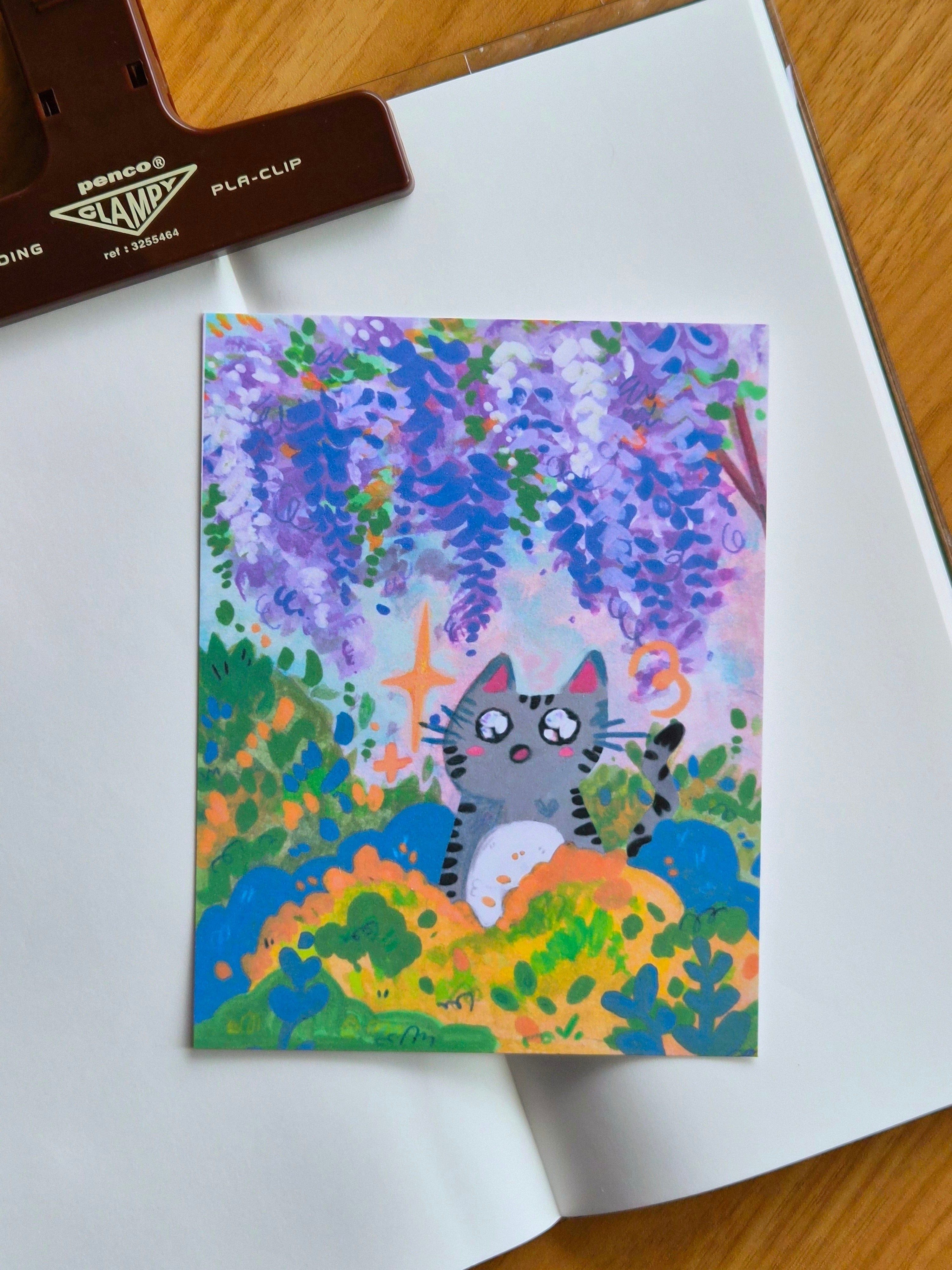 Wisteria Postcard Print