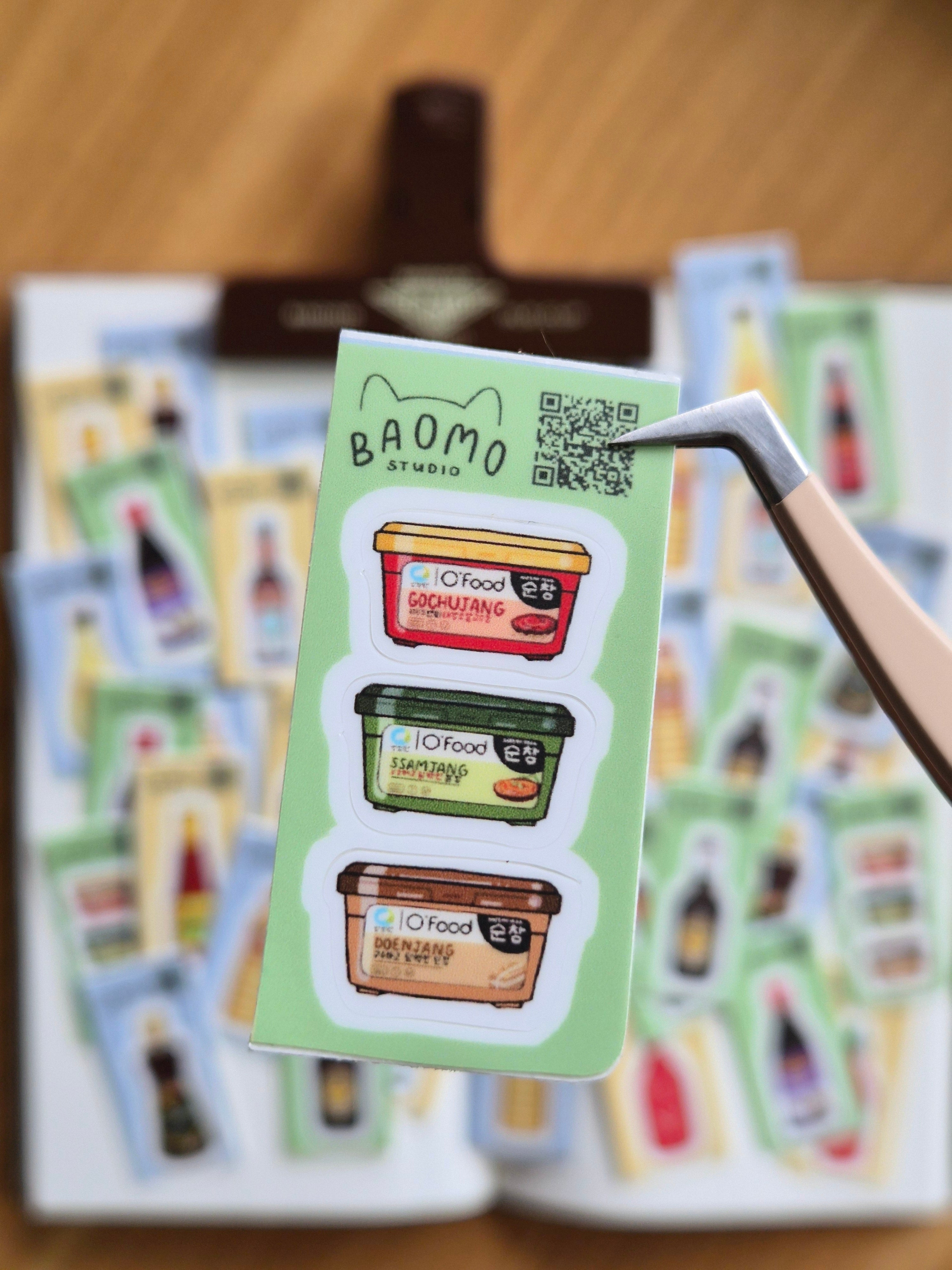 AAPI Sauces Mini Sticker Packs